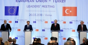 Erdoğan: AB vize konusunda bir an önce adım atmalı
