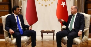 Erdoğan ile Katar Emiri arasında 3,5 saatlik görüşme