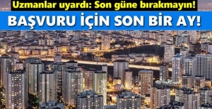 İmar barışı için son ay