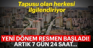 158 milyon tapu için yeni sistem