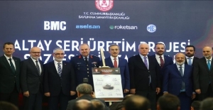 'Altay'da seri üretim için imzalar atıldı