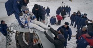 Soyuz kapsülü 197 gün sonra Dünya'ya döndü