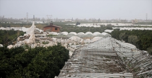 Antalya'da bin dönümün üzerinde serada hasar var