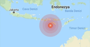 Endonezya'da 6,6 büyüklüğünde deprem