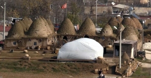 Harran'ın konik kubbeli evlerine bakım