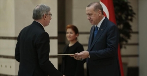 İtalya Büyükelçisi Gaiani, Cumhurbaşkanı Erdoğan'a güven mektubu sundu