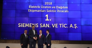 Siemens Türkiye 2018'de en çok ihracat yapan firma oldu