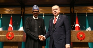 Cumhurbaşkanı Erdoğan Nijeryalı mevkidaşı Buhari'yi kutladı