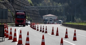 Anadolu Otoyolu'nda bakım çalışması başladı