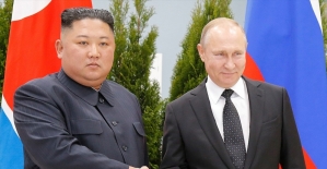 Putin ile Kuzey Kore lideri Kim bir araya geldi