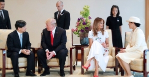 ABD Başkanı Trump Japonya İmparatoru Naruhito ile görüştü