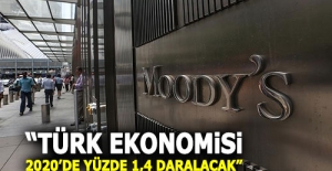 Türkiye, 2020'de yüzde 1,4 daralacak