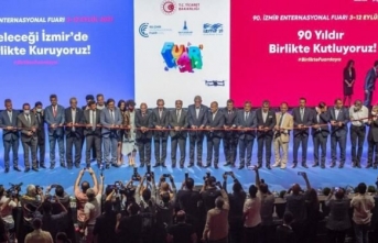 İzmir Enternasyonal Fuarı 90’ıncı kez kapılarını açtı