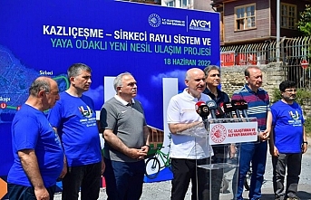 Kazlıçeşme-Sirkeci Raylı Sistem Projesi 2023’ün ilk çeyreğinde tamamlanacak