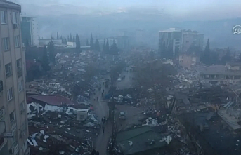 Depremin vurduğu Kahramanmaraş'tan dehşete düşüren video