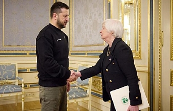 Zelenskiy, ABD Hazine Bakanı Yellen'ı Kiev'de kabul etti