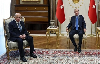 Cumhurbaşkanı Erdoğan Bahçeli ile bir araya geldi