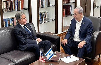 Blinken, İsrail'de Netanyahu ve Savaş Kabinesiyle görüştü