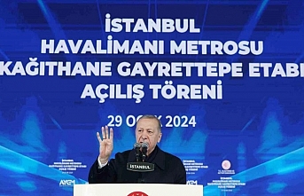 Cumhurbaşkanı Erdoğan: İstanbul'da raylı sistem 338,5 kilometreye çıkıyor
