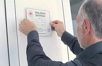 146 bin 619 yapıya bina kimlik sertifikası uygulandı