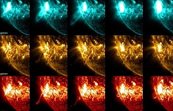 NASA Güneş'te bir patlamayı daha görüntüledi