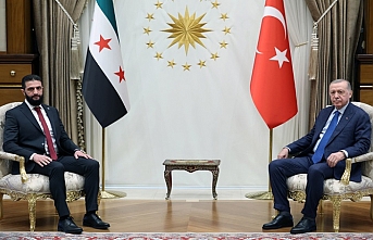 Ankara'da kritik görüşme: Şara Erdoğan'la bir araya geldi