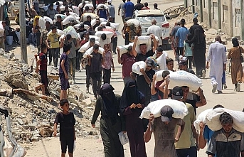 Gazze'de haftalık 500 bin çuval una ihtiyaç var
