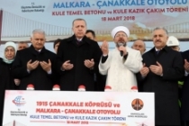 Erdoğan: Çanakkale Köprüsü 18 ay erken bitecek