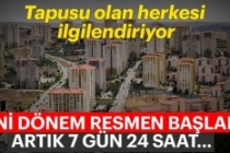 158 milyon tapu için yeni sistem