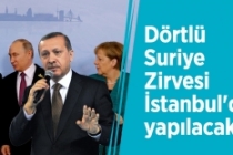 Suriye konulu dörtlü İstanbul zirvesi yarın yapılacak