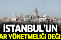 İstanbul İmar Yönetmeliğinde değişiklik