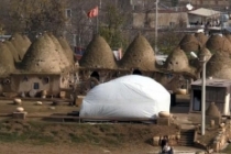 Harran'ın konik kubbeli evlerine bakım