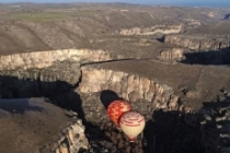 Kapadokya'da turistlerin balon turunda yeni adresi 'Ihlara'