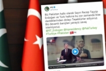 Pakistan iktidar partisinden Türkçe teşekkür