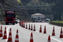 Anadolu Otoyolu'nda bakım çalışması başladı