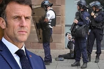 Fransa'daki olaylarda 1300 gözaltı, 79 polis ve asker yaralı