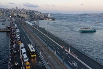 Galata Köprüsü'ndeki yenileme çalışması sona erdi