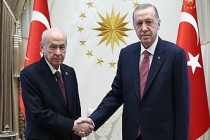 Cumhurbaşkanı Erdoğan, Bahçeli ile görüştü