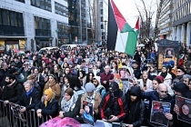 Brüksel'de AB toplantısı sırasında Filistin'e destek gösterisi düzenlendi