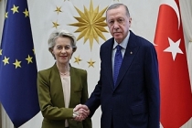 Cumhurbaşkanı Erdoğan, AB Komisyonu Başkanı von der Leyen'i kabul etti