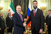 Putin'le Şara Moskova'da görüştü: "Suriye'nin toprak bütünlüğünü her zaman savunduk"