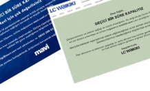 LCW ve Mavi Jeans, online mağazaları da kapattı