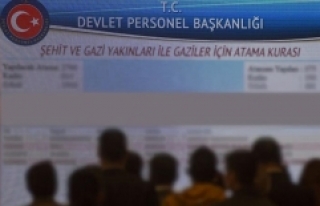 257 şehit yakını, gazi ve gazi yakınına atama