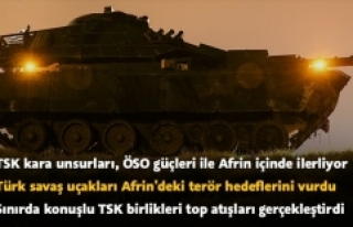 Afrin'e kara harekatı başladı