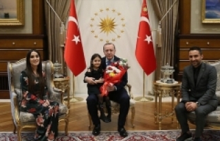 Cumhurbaşkanı Erdoğan 4 yaşındaki Irmak'ı...