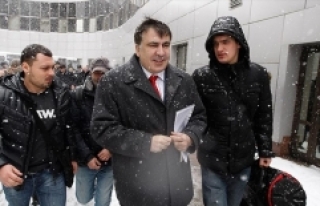 Eski Gürcistan Cumhurbaşkanı Saakaşvili geceleri...