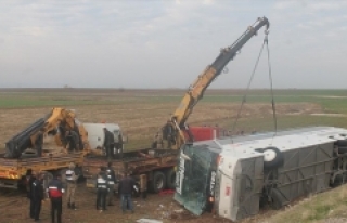 Silopi'de Irak uyrukluları taşıyan otobüs...