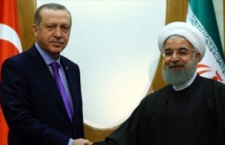 Cumhurbaşkanı Erdoğan, İran Cumhurbaşkanı Ruhani...