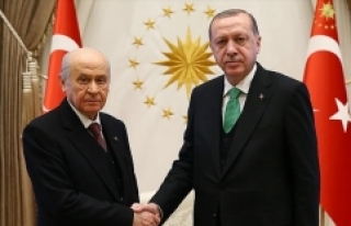 Cumhurbaşkanı Erdoğan, MHP Genel Başkanı Bahçeli'yi...