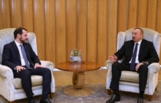 Enerji ve Tabii Kaynaklar Bakanı Albayrak, Aliyev'le...